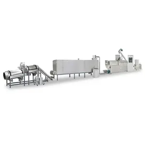 Automatic Dry Kibble 200kg Drying Pet Dog Feed Production Line Cat Food Extruder Making Machine Processing Plant