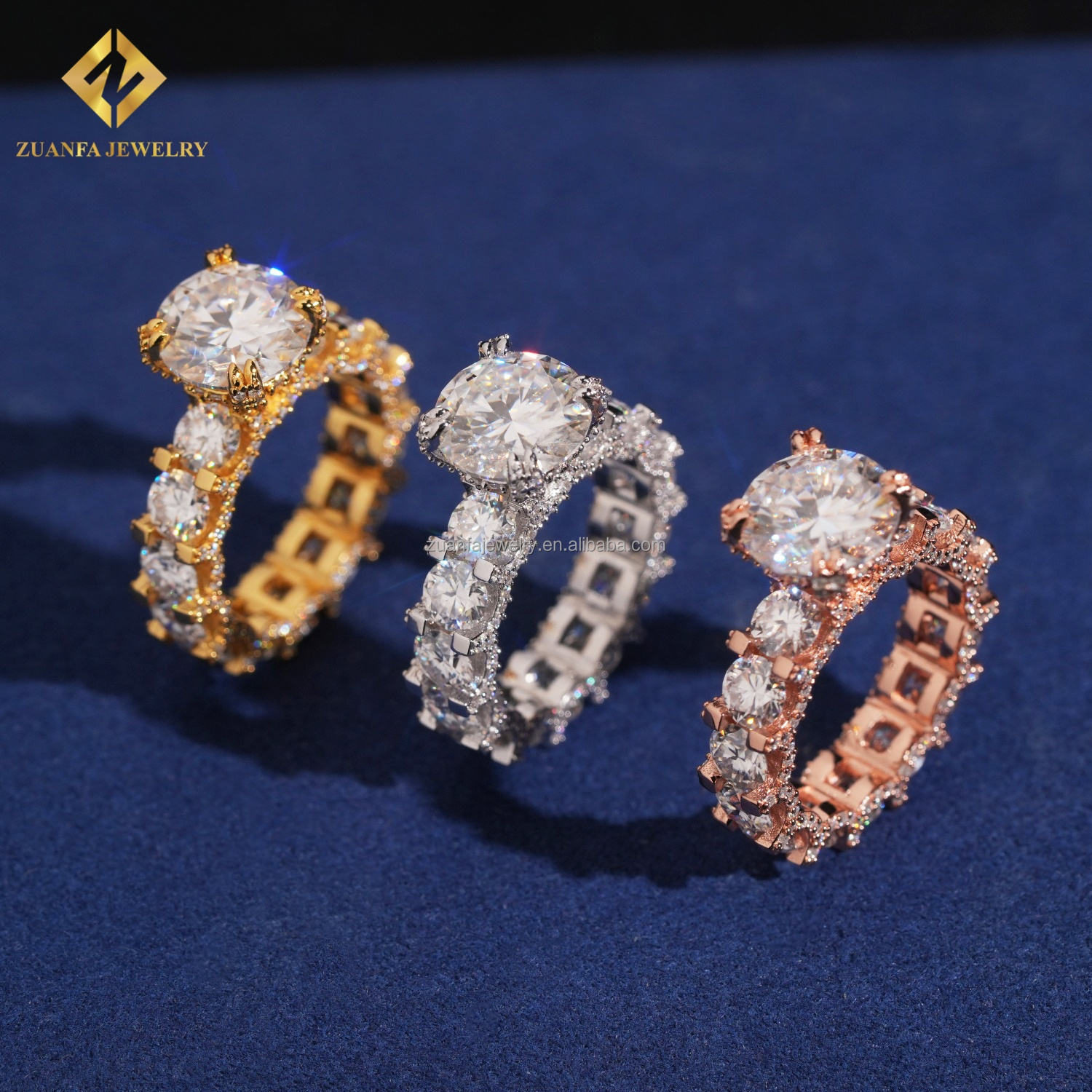 Rose Gold+4ct main stone