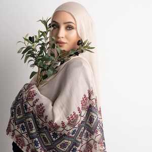 Bufanda de algodón Modal personalizada 70*180cm moda <span class=keywords><strong>Hijab</strong></span> turbante islámico impreso Modal chal Kuffiyeh hijabs palestino - Product Image 1