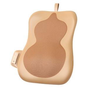 Ultra Thin Gourd Shaped Massage Cushion With Red Light Heat Therapy Dual <b>Track</b> Moving Back Waist Relief USB Rechargeable - Product Image 3