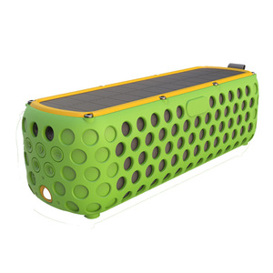 Altavoz de Energía Solar 2022, Nuevo Producto, Altavoz Inalámbrico Bluetooth 4.0 con Sonido Estéreo de Alta Fidelidad, Manos Libres, Resistente al Agua IPX5, con Linterna - Product Image 1