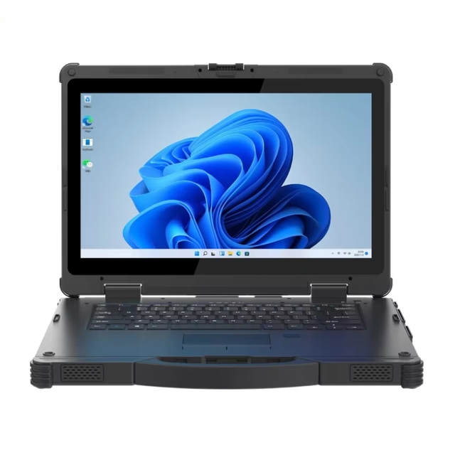 Emdoor New Portable 15.6-Inch Industrial Rugged Laptop SSD 5G Intel I5/I7 Windows 11 Pro NFC 700 Nits Serial Port