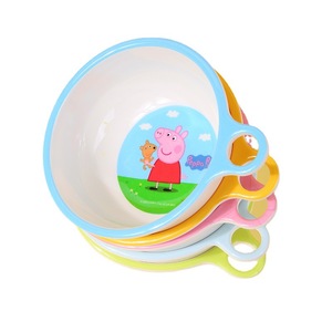 Wuhe Cartoon Baby Food Bowl Single Handle 0-12 Months Child Feeding Dishware - Product Image 5