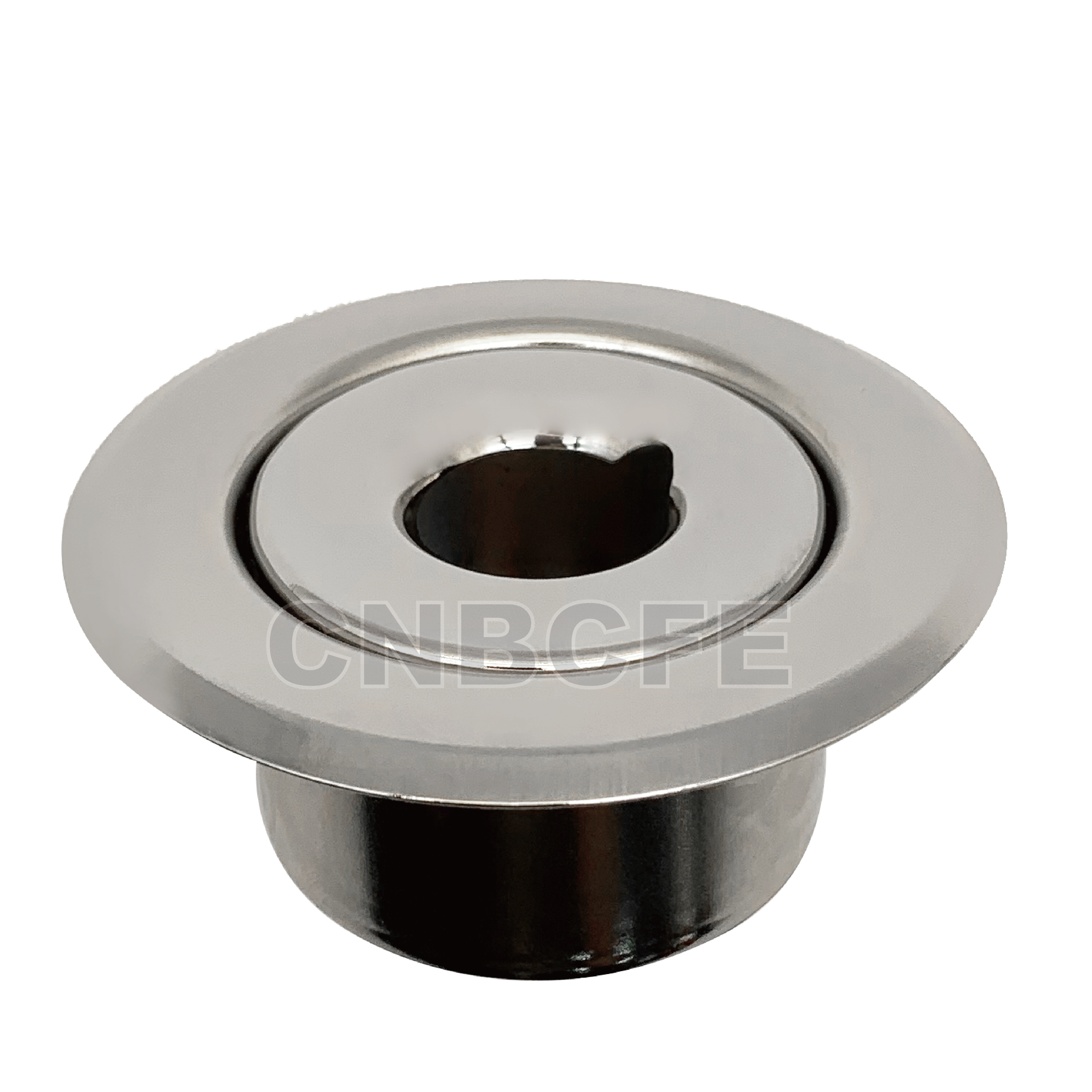 White Fire Sprinkler Escutcheon - 3/4 Inch IPS 2-Piece Recessed Trim Plate For Ceiling Installation