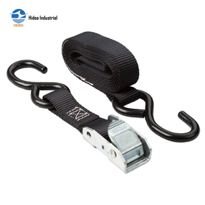 Correa de amarre con hebilla de leva y gancho en S o extremo fijo, certificada EN12195-2 ASME B30.9 para asegurar carga ligera - Product Image 4