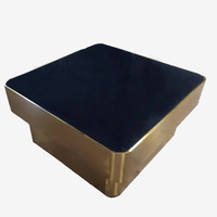Ensemble de table et de canapé personnalisé en forme de triangle/rectangle, table centrale avec éclairage LED.