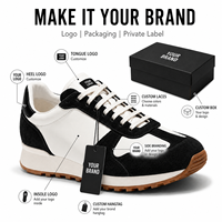 Chaussures de style rétro personnalisées à marque privée, baskets basses unisexe pour le quotidien avec semelle en caoutchouc, chaussures de marche personnalisées OEM ODM