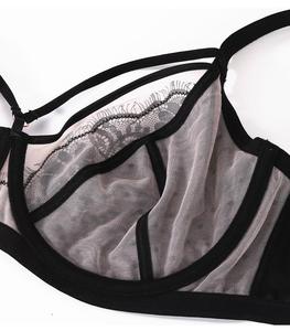 Set <span class=keywords><strong>Reggiseno</strong></span> e Slip Plus Size <span class=keywords><strong>2</strong></span> Pezzi, <span class=keywords><strong>Coppa</strong></span> Piena in Pizzo, Intimo Donna Taglie US 32-42 <span class=keywords><strong>Coppa</strong></span> E F G H I J K - Product Image 6