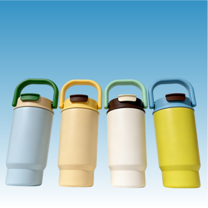 Botellas <span class=keywords><strong>de</strong></span> Agua Aisladas <span class=keywords><strong>de</strong></span> Acero Inoxidable 316 al por Mayor, Botellas <span class=keywords><strong>de</strong></span> Agua para Estudiantes con Asas, Vasos Portátiles con Doble Boquilla para Beber - Product Image 6