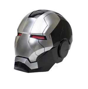 Máscara MK5 de Color Negro a <span class=keywords><strong>Precio</strong></span> de Fábrica, Máscara de <span class=keywords><strong>Iron</strong></span> <span class=keywords><strong>Man</strong></span> Automática y Portátil para Cosplay de Jarvis, Control por Voz - Product Image 2