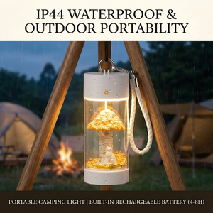 Lanterne <span class=keywords><strong>de</strong></span> camping LED créative à moule privé, scène intérieure personnalisée, contrôle tactile ABS, intensité réglable, batterie rechargeable 1200 mAh - Product Image 4