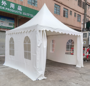 Tente de réception extérieure Tuoye 3x3m 4x4m 5x5m 6x6m 10x10m, type pagode <span class=keywords><strong>Barnum</strong></span>, pour mariage en jardin - Product Image 1