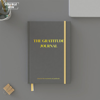 Cahier de revue de gratitude quotidienne à couverture rigide en lin imprimé sur mesure