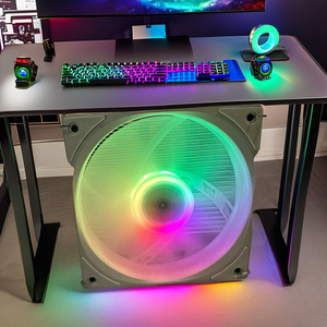 Enfriador de CPU ZeroMaster de Doble Radiador con 6 Tubos de Calor ARGB, Cobre y Aluminio, Rodamiento Fluido, 120 mm, Silencioso, 28dBA, 58CFM, para Computadoras de Juego - Product Image 3