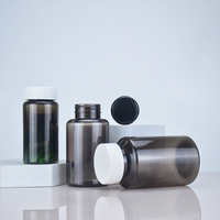 Flacon de pilules personnalisé en PET avec bouchon à clapet, conteneur pour capsules de suppléments, bouteilles en plastique