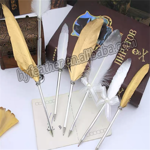 帽子アクセサリーアートと工芸品の装飾のための卸売染めウォッシュドホワイトウィングマラードグースフェザー羽毛グレーダックフェザー - Product Image 3