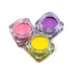 Private Label 2-in-1 UV Vivid Color Neon Eyeliner Split Cake Water-Activated Eyeliner Gel And Cream Eye Makeup Glow In Dark