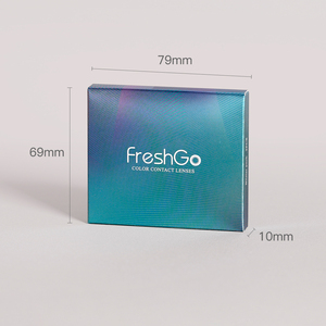 Amostra grátis 3 Tom Soft Lens Contatos Lentes de Contato Coloridas <span class=keywords><strong>Fresh</strong></span> New <span class=keywords><strong>Look</strong></span> Atacado OEM Paper Box Lentille Oculaire - Product Image 6