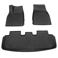 Revestimiento de suelo para todo tipo de clima de inyección TPE 3D, alfombrilla trasera para asiento de camión Fruck para modelo Y, alfombrillas para suelo, alfombrilla para pies XPE