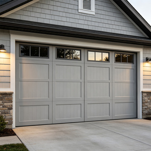 <span class=keywords><strong>Porte</strong></span> de <span class=keywords><strong>garage</strong></span> <span class=keywords><strong>sectionnelle</strong></span> moderne en aluminium anodisé noir avec verre dépoli pour maison, prix abordable - Product Image 6