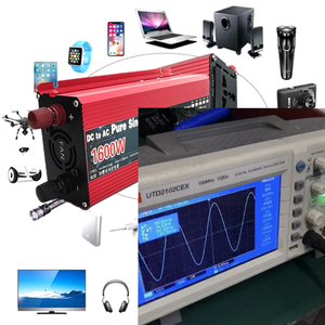 Biến tần sóng sin thuần 12V/24V sang AC110V 220V 1000W 2000W 3000W, biến áp điện áp, bộ chuyển đổi nguồn, biến tần năng lượng mặt trời, màn hình LED - Product Image 4