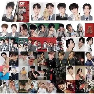 Lomocard 55 pz carte da collezione Exo Kpop per decorazioni scolastiche di san valentino - Product Image 3