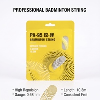 Cordage de badminton portable en nylon PA95 0,68 mm, léger, excellent contrôle, bonne élasticité, haute résistance à l'usure, rupture à haute résistance