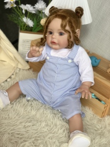 Tay Ngủ Con Hươu Cao Cổ Lớn Bán Buôn Với Afro Nhà Vải Cao Su Mới Dành Cho Người Lớn Nenuco 1/6 Poupee Búp Bê tái Sinh - Product Image 5