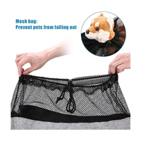 Porte-chien respirant avec sangle rembourrée réglable, sac de transport pour chien à porter en bandoulière mains libres avec boucle de sécurité