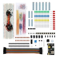 Kit de composants électroniques et plateau de développement MB-102 à 830 trous pour débutants Arduino UNO R3