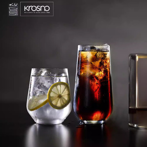 Vaso de Cristal sin Plomo <span class=keywords><strong>Krosno</strong></span>, Estilo Minimalista, para Limonada, Cócteles, Bebidas Largas, Highball, Mojito - Product Image 2