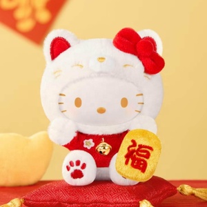 Portachiavi in peluche della <span class=keywords><strong>serie</strong></span> Lucky Cat con personaggi Sanrio, blind box, figure in vinile pop di anime e cartoni animati - Top Toy - Product Image 6