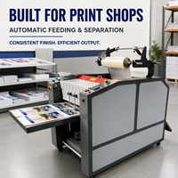 AF-420 Vente directe d'usine, machine à plastifier thermique entièrement automatique à servomoteur, 40 cm, pour empilages de papier A2 A3 et rouleaux