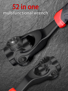 Juego de llaves de tubo de acero al carbono DIY de extremo abierto para reparación de automóviles, medición métrica, caja de llaves combinadas de tubería personalizable OEM - Product Image 6
