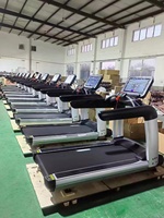 Caminadora Eléctrica Comercial Inteligente con Pantalla LCD, Inclinación Manual/Automática, Motor de 2.5HP, Portátil para Gimnasio en Casa