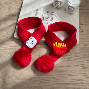 Écharpe de Noël en laine pour chat et chien, accessoires de dessin animé renne, bijoux pour petits chiens Bichon Frisé, collection automne-hiver - Product Image 2