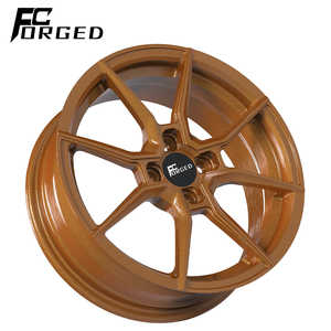 Jantes en alliage d'aluminium forgé FcForged, finition noire, <span class=keywords><strong>5</strong></span> branches, 5x112*114.3*120 PCD, 25mm/30mm/40mm, 26 pouces, pour voiture - Product Image 4