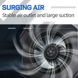 8 Zoll 200mm Anpassung Single Speed Mixed Flow Grow Zelt Hydro ponic Radial ventilator - Product Image 6