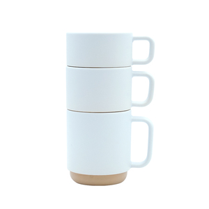 2025 thiết kế mới tùy chỉnh ly Stackable uống ly hiện đại Mug tùy chỉnh gia đình-kích thước Stackable cà phê Mug Set - Product Image 1