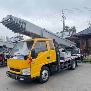 Truk angkat tangga 32 m 36 m 40 m truk ember bom teleskopik 36 m truk Platform kerja Boom teleskopik untuk penjualan - Product Image 5