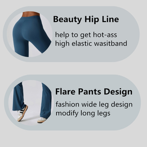 Nuevos <span class=keywords><strong>pantalones</strong></span> de gimnasio de cintura alta para mujer, <span class=keywords><strong>pantalones</strong></span> de Fitness de punto sin costuras, mallas deportivas activas para Yoga, LICRA sólida - Product Image 2