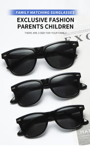 2021新着ファミリースリーサイズサングラスセットガールズボーイズキッズサングラス - Product Image 4