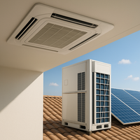 Climatiseur solaire AC/DC de type central VRF, respectueux de l'environnement, anti-explosion, faible coût d'entretien, connexion automatique de l'unité intérieure