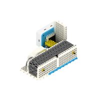 My Robot Time Tech Bricks, blocs intelligents compatibles STEM, jouet motorisé sans code, 3-6 ans, plus de 15 modèles, cadeau éducatif scolaire, construction