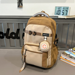 Xingqin Student <b>Backpack</b> 15 Inch Laptop Compartment Multi-Pocket Everyday Use <b>School</b> Travel Bag - Product Image 2