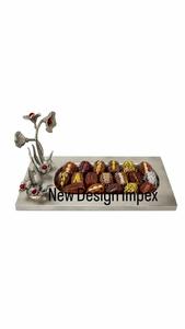 High Quality Stainless Steel Chocolate Serving <b>Tray</b> With <b>Mirror</b> Finish For Confectionery Bakery Restaurant And Party Serving - Product Image 5