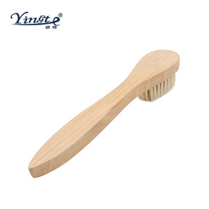 Yinste Solid Wood Shoe <b>Brush</b> Bristle Soft Household Cleaning <b>Brush</b> - Product Image 1