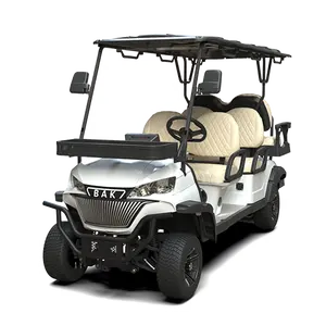Suministro de fábrica, carrito de golf de caza eléctrico de alta resistencia, todoterreno, turista, 6 asientos, Buggy de golf eléctrico