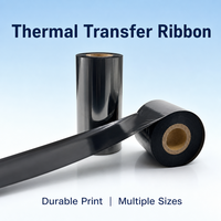 Cinta de Transferencia Térmica Universal Unioncoding Resin Wax 110*300m TTR, Compatible con Impresoras de Códigos de Barras