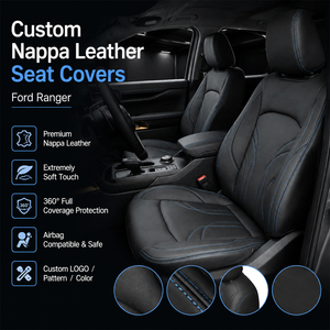 Housses de siège auto universelles, ensemble complet, cuir Nappa écologique, faciles à nettoyer, marque TOPFIT, 5 pièces, toutes saisons, garantie 1 an pour SUV - Product Image 5